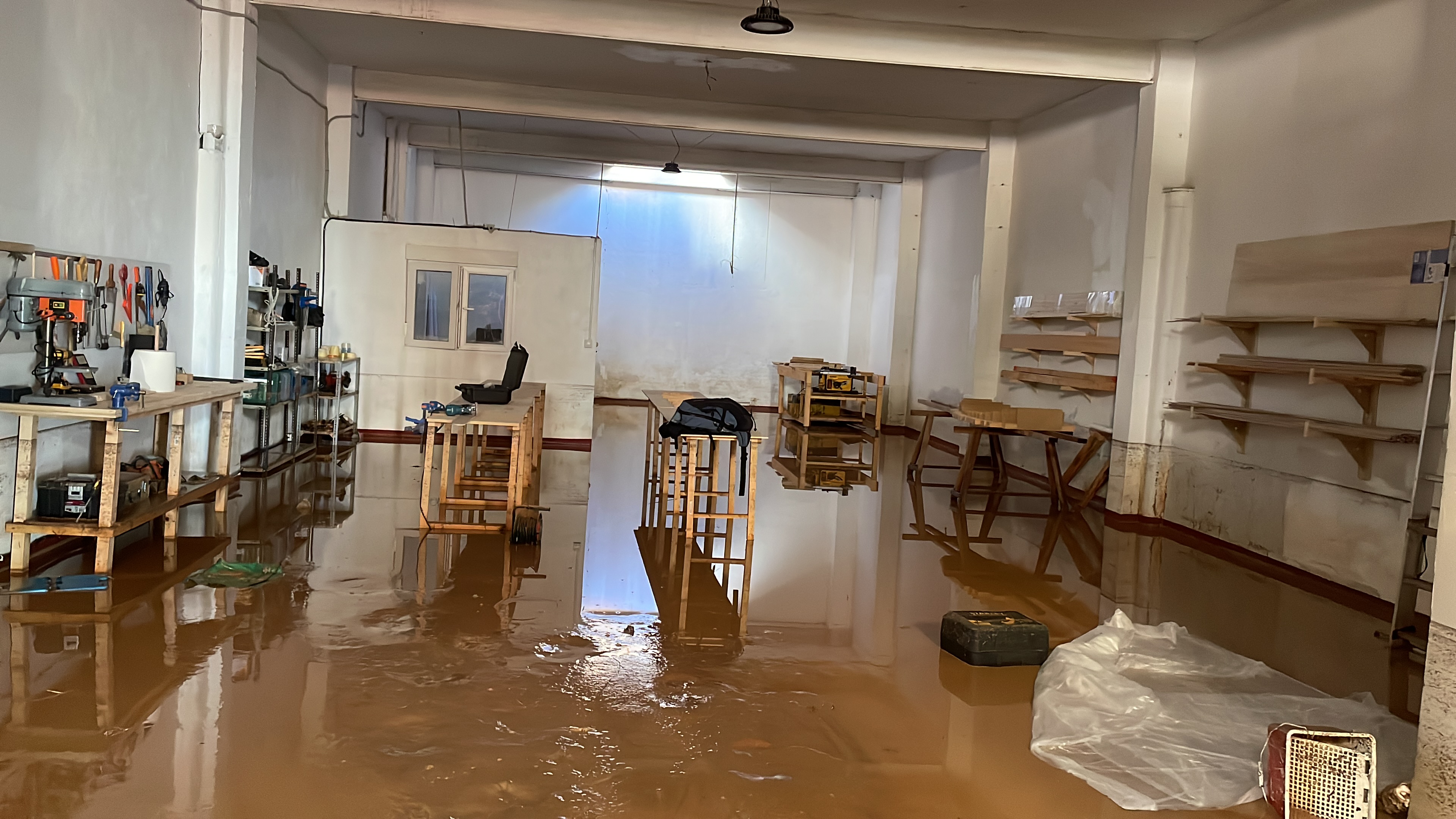 Antes - tras la DANA